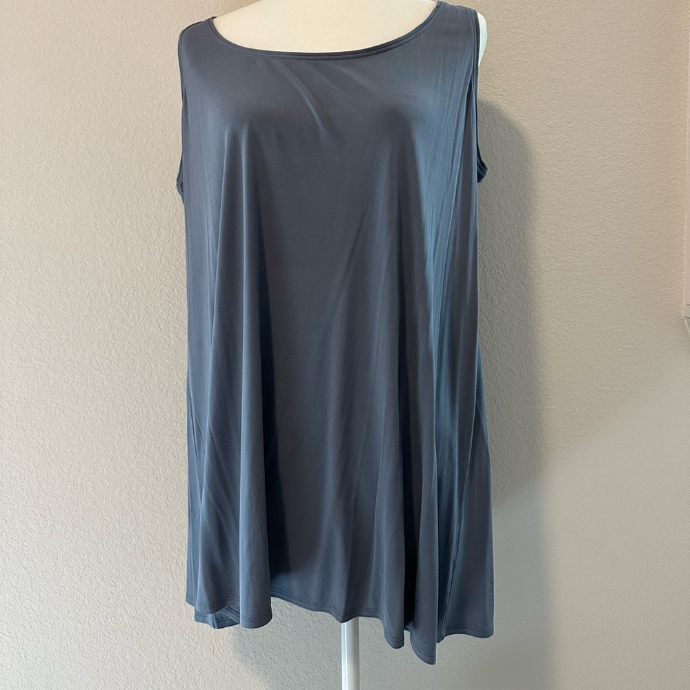 Eileen Fisher blue tank